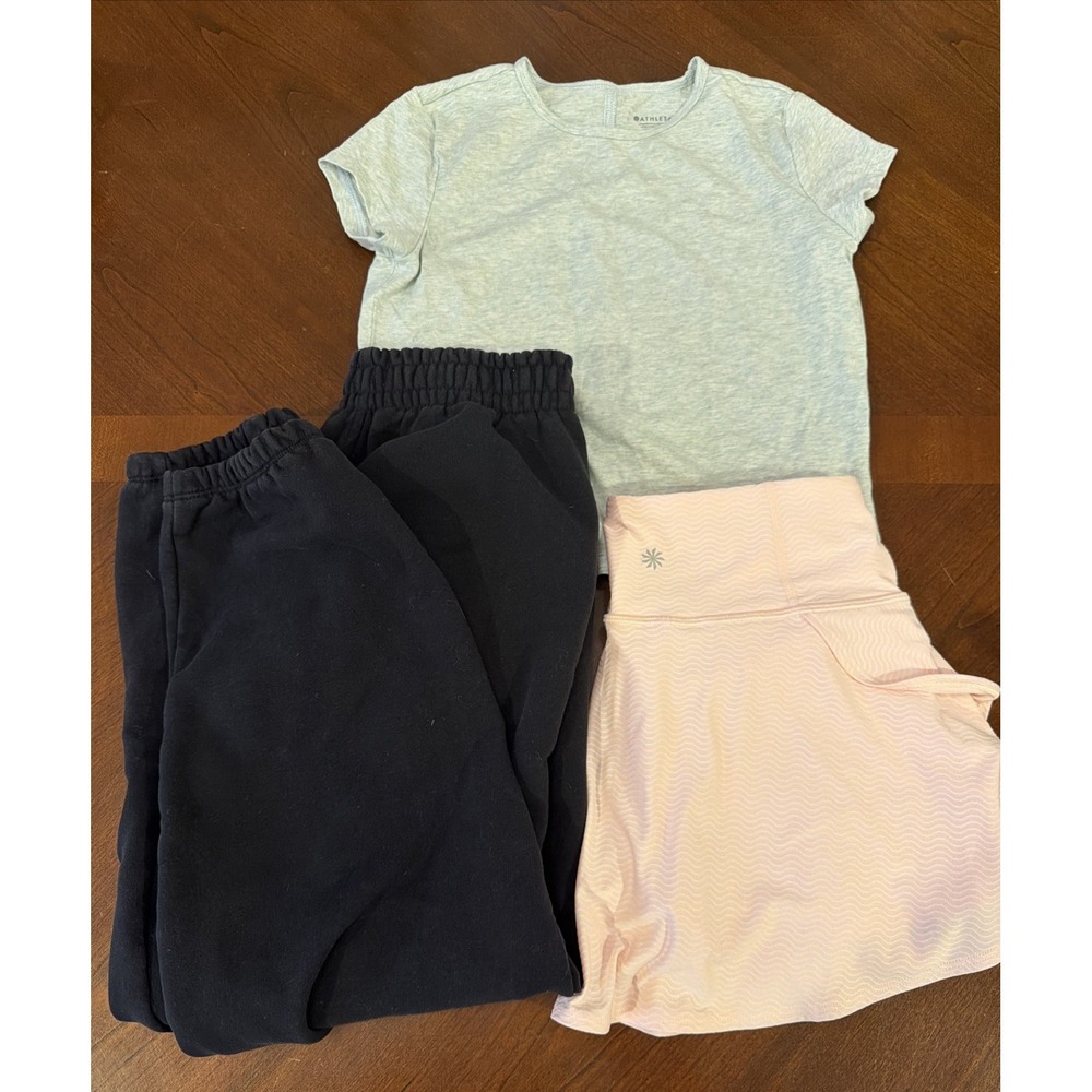 Athleta Girl Size 12 Lot Of 3 - Sweatpants Skort Top